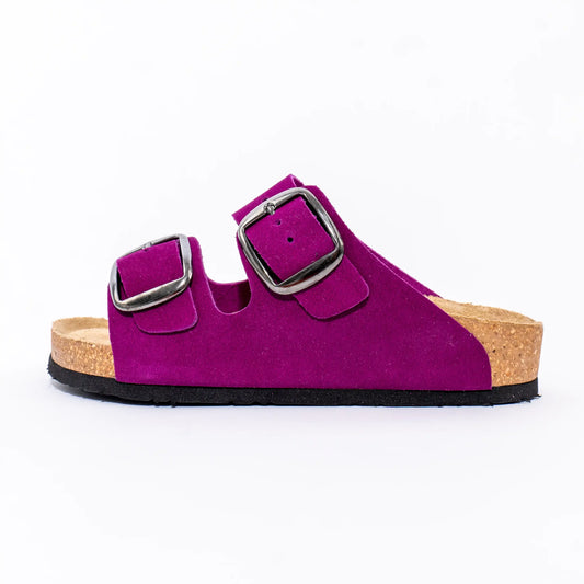 Aurora anatomske papuče - Ljubičaste Velur