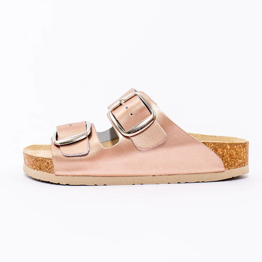 Aurora anatomske papuče - Metal roze