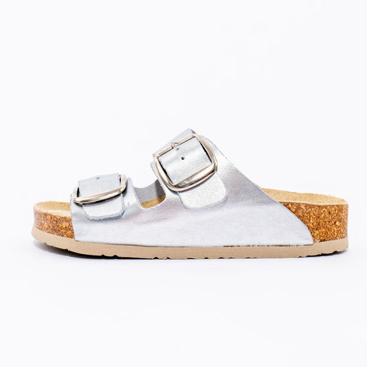 Aurora anatomske papuče - Srebrne