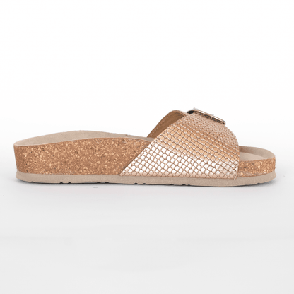 Bellona anatomske papuče - Metal roze