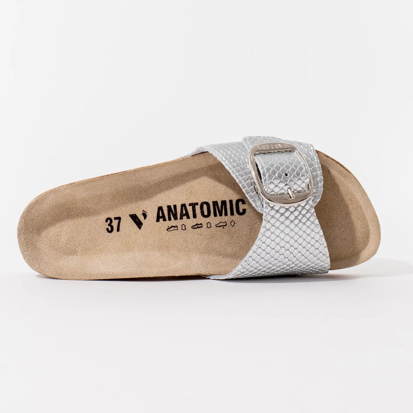 Bellona anatomske papuče - Srebrne