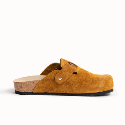 Brooklyn anatomska kožna klompa - Kamel