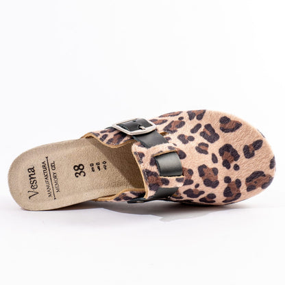 Harmony klompe na visoku potpeticu - Leopard