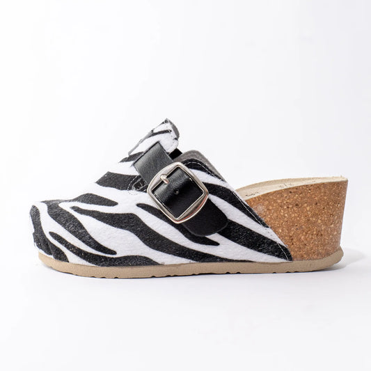 Harmony klompe na visoku potpeticu - Zebra