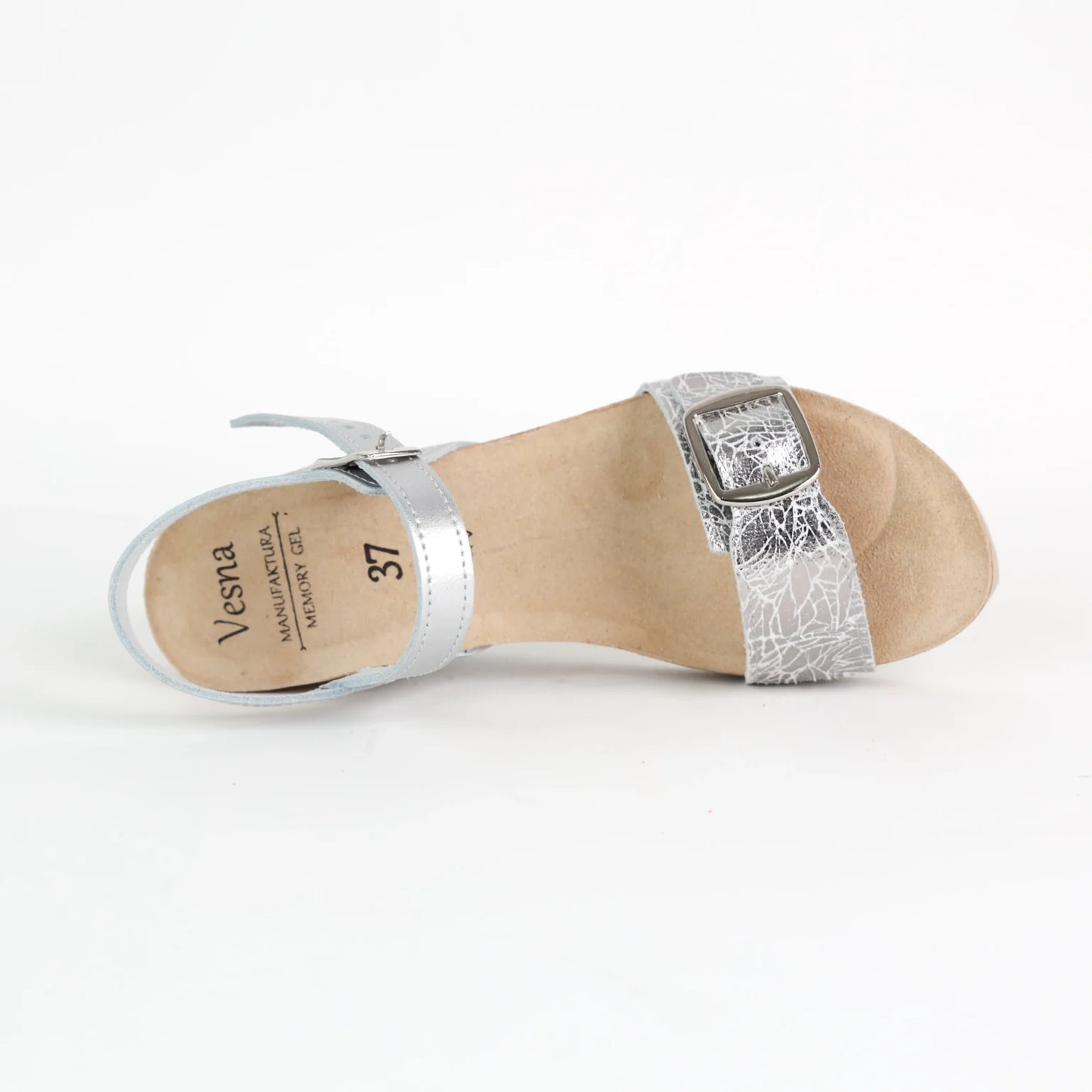 Helena anatomske sandale - Lady silver