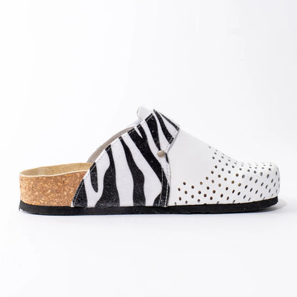 Komfort anatomska klompa - Bela zebra