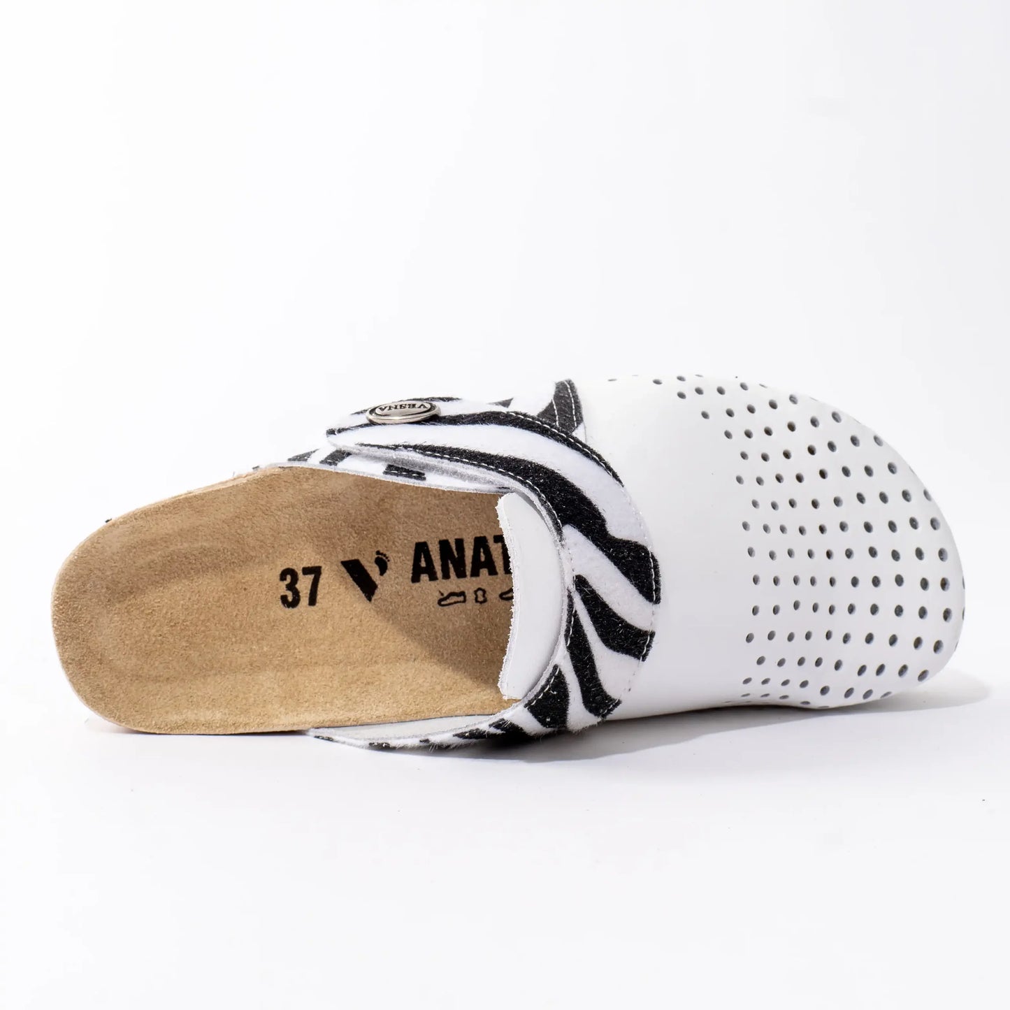 Komfort anatomska klompa - Bela zebra