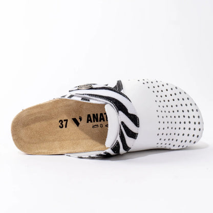 Komfort anatomska klompa - Bela zebra