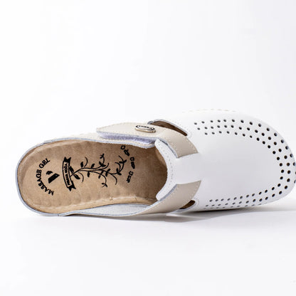Massage gel ženska klompa - Belo-bež