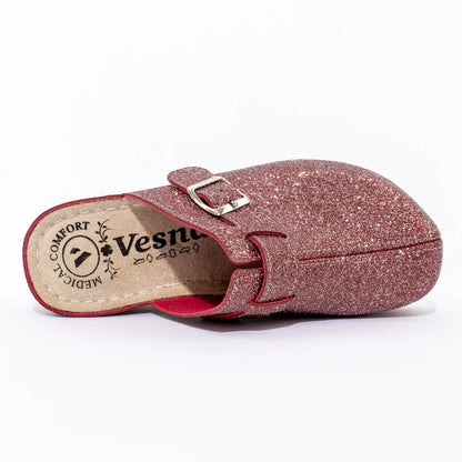 Royal ženske klompe - Biserno bordo
