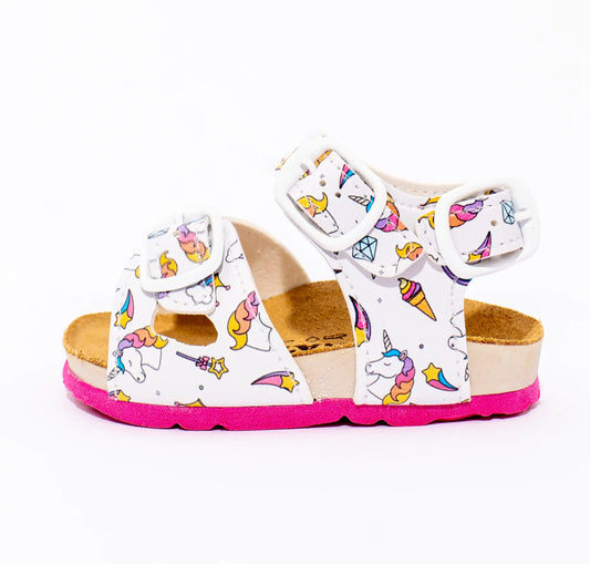 Dečije anatomske sandale - Beli jednorog