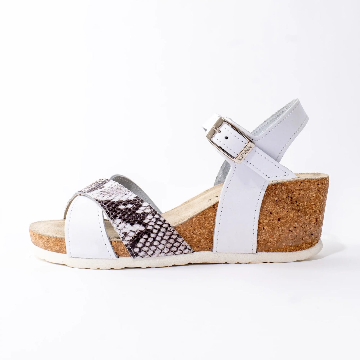 Sofia anatomske sandale - Beli piton