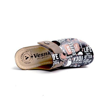 Vera ženske klompe - Kafa