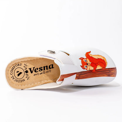 Vera ženske klompe - Veverica